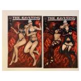 2 BOUNDLESS COMICS THE RAVENING 2/#1 ADULT READ