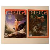 2 MARVEL EPIC MAGAZINES  OCT. 1985 & JUNE 1985