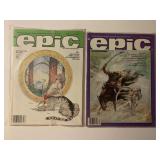 2 MARVEL EPIC MAGAZINES APRIL 1984 & FEB. 1985