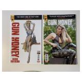 2 TITAN COMICS GUN HONEY #1 & 4 ADULT READ
