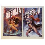 2 DYNAMITE COMICS THE INVINCIBLE RED SONJA #2 & 6