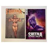 2 DYNAMITE COMICS SHEENA #4 & 9
