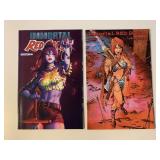 2 DYNAMITE COMICS IMMORTAL RED SONJA 2/#3