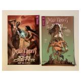 2 DYNAMITE COMICS DEJAH THORIS VS.  CARTER 2/#1
