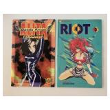 2 VIZ COMICS RIOT #3 & ALITA BATTLE ANGEL #5