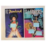 2 AVATAR COMICS PANDORA #1 & LOOKERS #1 ADULT READ