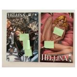 2 BOUNDLESS COMICS HELLINA 2/#1 ADULT READ