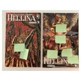 2 BOUNDLESS COMICS HELLINA 2/#3 ADULT READ