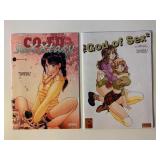 2 EROS COMICS GOD OF SEX #2 & CO-ED SEX XTASY #7