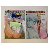 2 EROS COMICS BONDAGE FAIRIES EXTREME #7 & 8