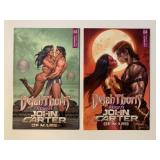 2 DYNAMITE COMICS DEJAH THORIS VS.  CARTER 2/#4
