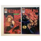 2 LIGHTNING COMICS HELLINA 2/#1 SEE DESC.
