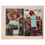 2 BOUNDLESS COMICS BELLA DONNA FIRE AND FURY 2/#4