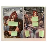 2 BOUNDLESS COMICS BELLA DONNA FIRE & FURY #2 & 6