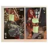 2 BOUNDLESS COMICS BELLA DONNA FIRE & FURY 2/#13