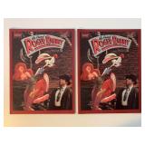 2 MARVEL GRAPHIC NOVELS WHO FRAMED ROGER RABBIT