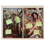 2 BOUNDLESS COMICS UNHOLY #1 & 2 ADULT READ