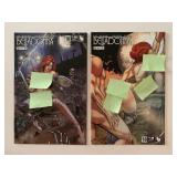 2 BOUNDLESS COMICS BELLA DONNA FIRE & FURY 2/#10