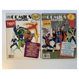 2 COMICS FEATURE #46 JULY 1986 & #47 AUGUST 1986