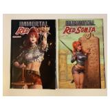 2 DYNAMITE COMICS IMMORTAL RED SONJA 2/#3