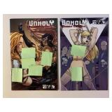 2 BOUNDLESS COMICS UNHOLY ARGENT VS ONYX 2/#2