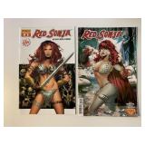 2 DYNAMITE COMICS RED SONJA #0 & 11
