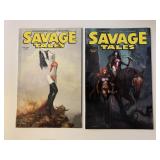 2 DYNAMITE COMICS SAVAGE TALES 2/#1