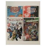 4 DC COMICS JUSTICE LEAGUE SEE DESC.