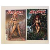 2 DYNAMITE COMICS RED SONJA #1 & 12