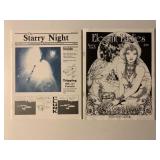 THE STARRY NIGHT MAG.1 JUNE 1985 & ELEGANT LADIES