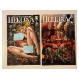 2 BOUNDLESS COMICS HELLINA #1 & 3 ADULT READ