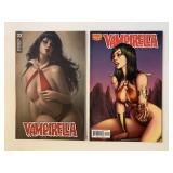 2 DYNAMITE COMICS VAMPIRELLA #18 & 23
