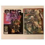 2 MARVEL EPIC MAGAZINES OCT. 1981 & JUNE 1981