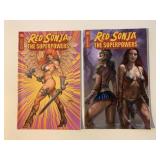 2 DYNAMITE COMICS RED SONJA THE SUPERPOWERS 2/#5