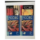 3 PIRANHA COMICS & 1 COMICO COMIC SEE DESC.