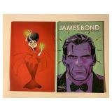 2 DYNAMITE COMICS JAMES BOND #4 & DARKWING DUCK #2