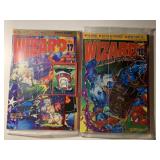 2 WIZARD COMICS #17 & 18 BOTH SEALED W/CARDS