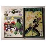2 MARVEL COMICS SECRET EMPIRE #5 & 7