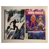 2 DYNAMITE COMICS BARBARELLA #7 & THUNDER BOLT #1