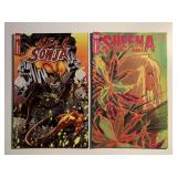 2 DYNAMITE COMICS HELL SONJA #1 & SHEENA #6