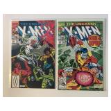 2 MARVEL COMICS THE UNCANNY X-MEN #291 & 293