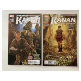2 MARVEL COMICS STAR WARS KANAN #4 & 5