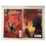 2 MARVEL COMICS STAR WARS LANDO #3 & 4
