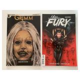2 DYNAMITE COMICS MISS FURY #5 & GRIMM #1