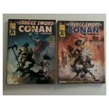 2 CURTIS COMIC MAGAZINES CONAN SEE DESC.