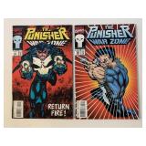 2 MARVEL COMICS THE PUNISHER WAR ZONE #21 & 28
