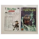 2 IDW COMICS RICK AND MORTY #2 & TMNT #138