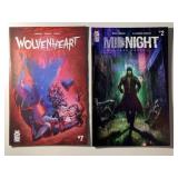 2 MAD CAVE COMICS MIDNIGHT #2 & WOLVEN HEART #7