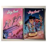 2 MAD CAVE COMICS DRY FOOT #3 & 4