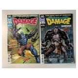 2 DC COMICS DAMAGE #8 & 9 THE NEW AGE OF HEROES